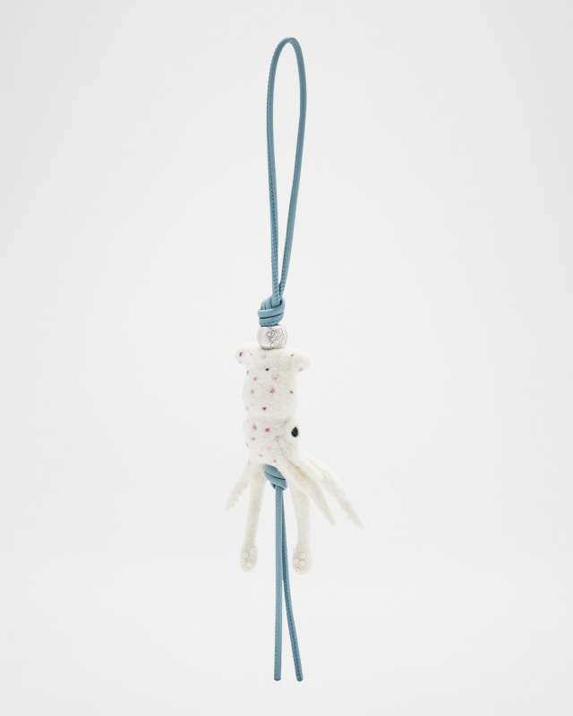 Squid Bag Charm in Wool Felt